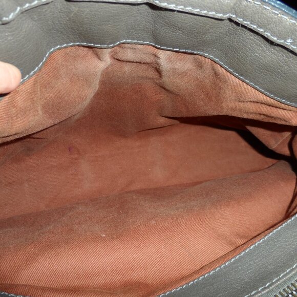 Marc Jacobs Brown Napa Leather Quilted Shoulder/Tote Bag w/ Gold Metal Chain - Picture 15 of 16